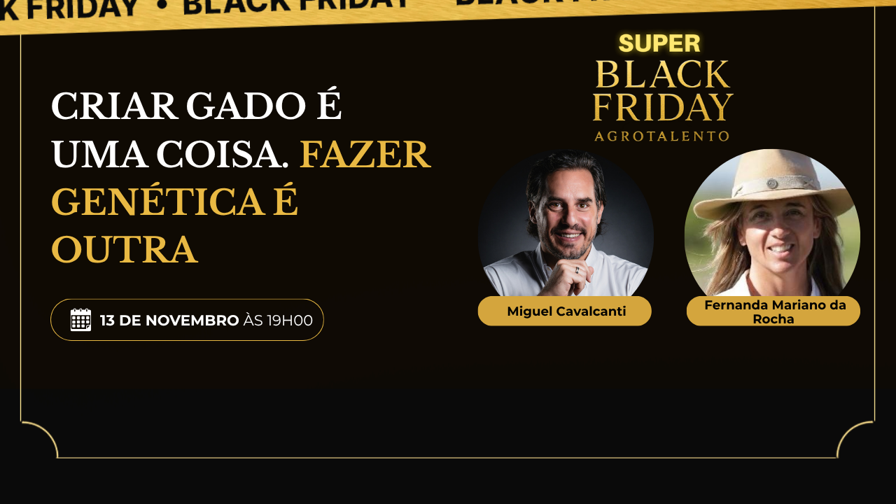 Criar gado é uma coisa. Fazer genética é outra.